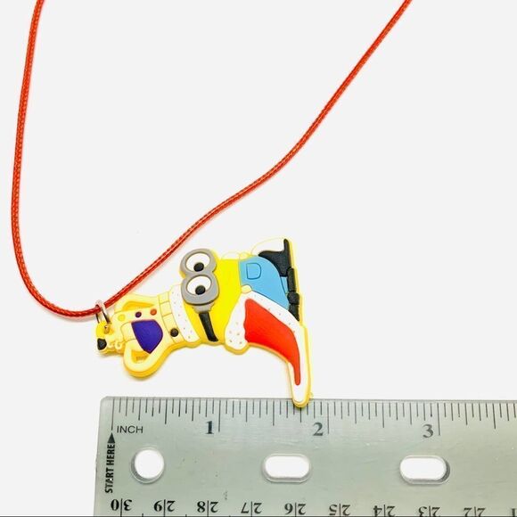 Minion King Soft PVC Waxed Cord Kid Necklace (W2) - Picture 3 of 4